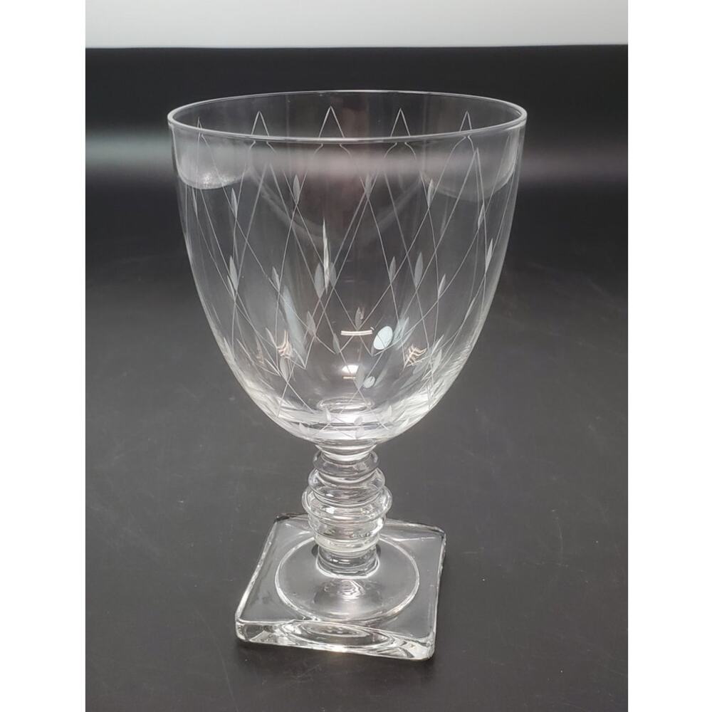 Vintage Fostoria NEW YORKER Water Goblet 5 7/8" RARE 1933 to 1943